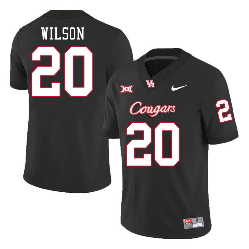 Jeremiah Wilson Houston Jersey,Houston Cougars #20 Jeremiah Wilson Jersey Youth College-Black